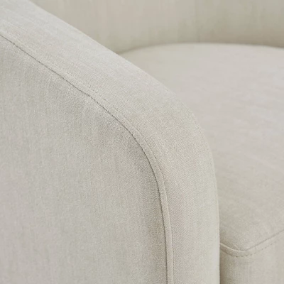 Amber Swivel Chair Ivory - Martha Stewart 7 Amber Swivel Chair Ivory - Martha Stewart - Image 5