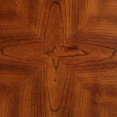 Elm Lane Farmhouse Rustic Cherry Wood Round Accent Side End Table 26" Wide Natural Curving Legs Living Room Home House Entryway 4 Elm Lane Farmhouse Rustic Cherry Wood Round Accent Side End Table 26" Wide Natural Curving Legs Living Room Home House Entryway - Image 2