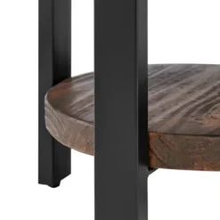 27" Pomona Diameter Round End Table Rustic Natural - Alaterre Furniture -HOMCOM Sales Store GUEST 7a0e76b9 4816 420a 9ff0 12ca11727f61