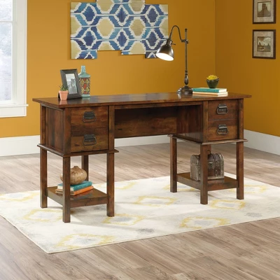 Viabella Desk Dark Brown - Sauder 4 Viabella Desk Dark Brown - Sauder - Image 2