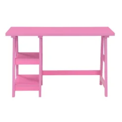 Designs2Go Trestle Desk With Shelves - Breighton Home -HOMCOM Sales Store GUEST 7be88e6a 7e56 45bf 93b5 a481606e49c5