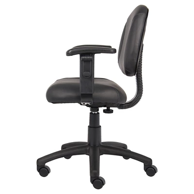 Posture Chair With Adjustable Arms Black - Boss Office Products 4 Posture Chair With Adjustable Arms Black - Boss Office Products - Image 2