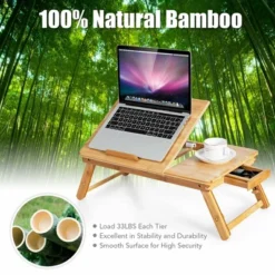 Costway Bamboo Laptop Desk Adjustable Folding Bed Tray W/Drawer Heat Dissipation 13 Costway Bamboo Laptop Desk Adjustable Folding Bed Tray W/Drawer Heat Dissipation -HOMCOM Sales Store GUEST 7d8687e4 fa4c 44b5 b152 e032ebdc6181