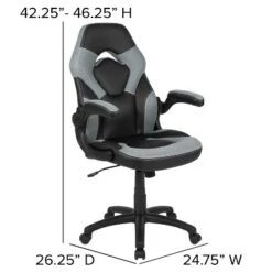 Flash Furniture X10 Gaming Chair Racing Office Ergonomic Computer PC Adjustable Swivel Chair With Flip-up Arms -HOMCOM Sales Store GUEST 7d964ba9 7545 4628 afc0 7b811e193018