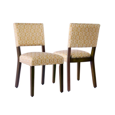 Set Of 2 Open Back Dining Chairs - HomePop 16 Set Of 2 Open Back Dining Chairs - HomePop - Image 14