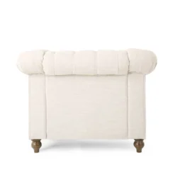 Voll Chesterfield Tufted Fabric Club Chair With Nailhead Trim - Christopher Knight Home -HOMCOM Sales Store GUEST 7ee8e400 8e28 4685 aad7 ff1129d17bd6