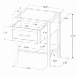 Warwick End Table With Drawer - Threshold™ -HOMCOM Sales Store GUEST 805b71d7 700e 4f68 9d70 a2d9d31e0609
