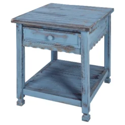 Rustic Cottage End Table - Rustic Antique Finish - Alaterre -HOMCOM Sales Store GUEST 80a9e938 cf57 4065 8b10 89722bb4dad5