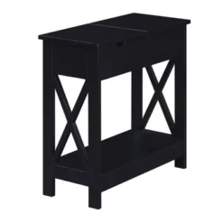Oxford Flip Top End Table With Charging Station - Breighton Home -HOMCOM Sales Store GUEST 8105094a 99fe 469c a1fb e6fbc40d2e42