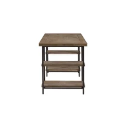 Wells Desk Gray -HOMCOM Sales Store GUEST 8109f3e2 129d 4139 891b c8544f6a0c13