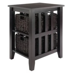 Morris Side Table With Baskets Espresso/Chocolate - Winsome 10 Morris Side Table With Baskets Espresso/Chocolate - Winsome -HOMCOM Sales Store GUEST 81f5c8d7 ad77 420a 9ca1 75d3b262dd1c