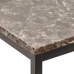 Quentin Faux Marble Counter Height Dining Table Black - Inspire Q -HOMCOM Sales Store GUEST 8208bd3b 6d8e 4328 a924 7f0a18ba617b