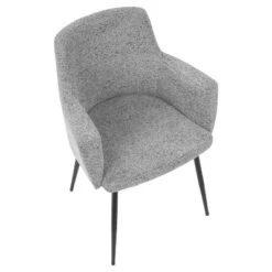 Set Of 2 Andrew Contemporary Dining Accent Chairs - Lumisource -HOMCOM Sales Store GUEST 83e7a91e 2a02 4c1c ba29 d04b5d521190