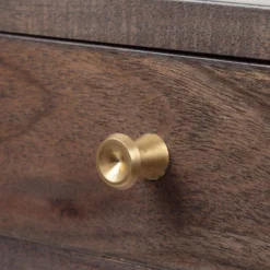 Bucyrus Rustic Glam Handcrafted Acacia Wood C Shaped Side Table Dark Brown/Gold - Christopher Knight Home -HOMCOM Sales Store GUEST 83eab47b 20e9 4a62 91aa 0ce1b387f5f4