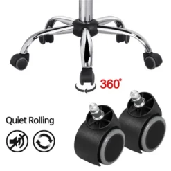 Yaheetech Velvet Low Back Armless Desk Chair Office Chair With Wheels -HOMCOM Sales Store GUEST 859f0a58 9328 4f49 9d8c 4ee5a0543f2c