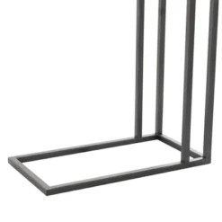 Rustic Metal Accent C-Table Brown - Olivia & May -HOMCOM Sales Store GUEST 87525568 f0e3 4ca0 9192 eef93809391d