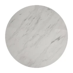 39" Clay Round Dining Table White - MiBasics -HOMCOM Sales Store GUEST 89727daf a4c7 460e 80f8 3c7dc88697fc