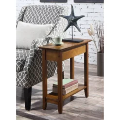 American Heritage Flip Top End Table - Johar Furniture -HOMCOM Sales Store GUEST 8a08f364 6e49 4718 93ce 086ff77d4f96