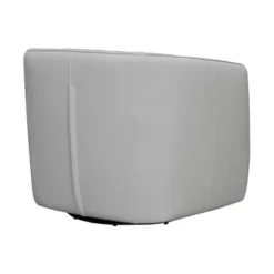 Aries Genuine Leather Swivel Barrel Chair - Armen Living -HOMCOM Sales Store GUEST 8a2363b1 a095 470f a05f 37d19770f6d5