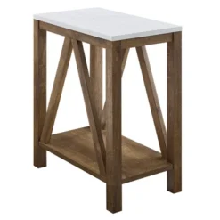 Taylen A Frame Farmhouse Open Storage Side Table - Saracina Home 17 Taylen A Frame Farmhouse Open Storage Side Table - Saracina Home -HOMCOM Sales Store GUEST 8a56e050 18a3 4e19 8714 e5ed52064b38