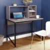 Ora Desk With Hutch - Black/Gray - Buylateral -HOMCOM Sales Store GUEST 8a5c0b13 8e9d 40eb 80ff b2f4354f8e9f