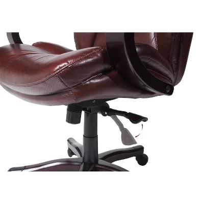 Big & Tall Executive Chair Redwood Leather - Serta 14 Big & Tall Executive Chair Redwood Leather - Serta - Image 12