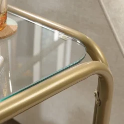 Coral Cape End Table Satin Gold - Sauder -HOMCOM Sales Store GUEST 8ba8955b 8c97 4dbb aeeb 78440c6fbcc8