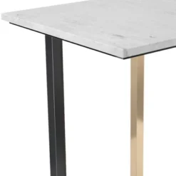 Dobson Marble Side Table White - WyndenHall -HOMCOM Sales Store GUEST 8de5a38f a4de 42b7 9201 9f259ef7bd36