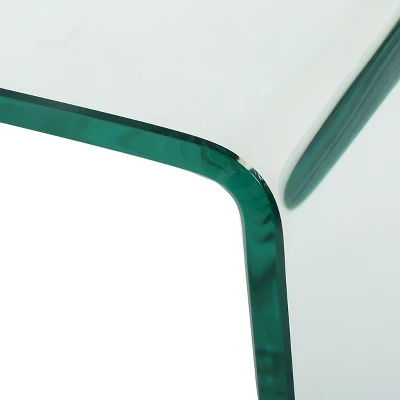 Set Of 2 Ramona Nesting Tables Glass - Christopher Knight Home 5 Set Of 2 Ramona Nesting Tables Glass - Christopher Knight Home - Image 3