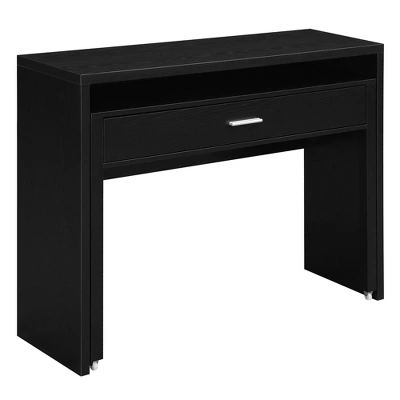 Newport JB Console Sliding Desk With Drawer And Riser - Breighton Home 5 Newport JB Console Sliding Desk With Drawer And Riser - Breighton Home - Image 3