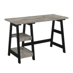 Designs2Go Trestle Desk With Shelves - Breighton Home -HOMCOM Sales Store GUEST 90586636 b0dd 40ee bbf8 ea6a12b7038b