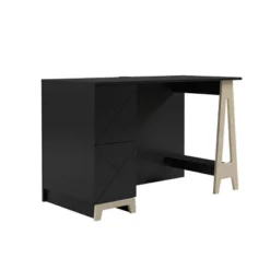 Atypik 2 Drawer Desk - Nexera -HOMCOM Sales Store GUEST 91633e64 2de2 479e a05d dc6d225018b3