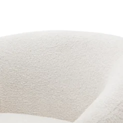 Modern Accent Chair, Teddy Short Plush Particle Velvet Armchair With Ottoman-ModernLuxe -HOMCOM Sales Store GUEST 91d51c3b a770 4566 8df3 7b9cea1bf031