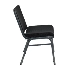 Emma And Oliver Big & Tall 1000 Lb. Rated Black Fabric Stack Chair -HOMCOM Sales Store GUEST 91f0a9c1 5efd 42bd b2c3 e5f0ce5be582