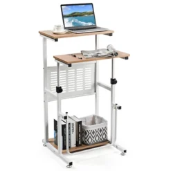 Costway Stand Up Desk Height Adjustable Sit Stand Computer Workstation Standing Desk -HOMCOM Sales Store GUEST 927fc3fa bb5e 4efa 9690 5f0e01e5649c