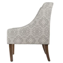 Modern Swoop Accent Armchair - HomePop -HOMCOM Sales Store GUEST 94093ae0 b9ce 411d 861e 1395d5f1290f