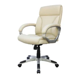 Modern Mid Back Executive Chair Ivory - Boss Office Products -HOMCOM Sales Store GUEST 94535e35 5ed8 4b2c 9ec7 64e415f8e251