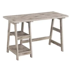 Designs2Go Trestle Desk With Shelves - Breighton Home -HOMCOM Sales Store GUEST 977bcb00 67e6 47e7 b6a3 d0e62bd351d6