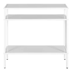 Matte White Side Table - Henn&Hart -HOMCOM Sales Store GUEST 9a5477c0 5348 4d68 ba92 790167ff7889