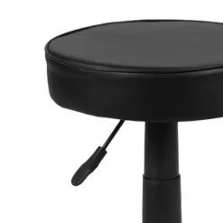 Flash Furniture Black Adjustable Doctors Stool On Wheels With Ergonomic Molded Seat -HOMCOM Sales Store GUEST 9aaa0b62 194f 43a6 ad68 595d23cc4297
