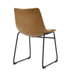 Set Of 2 Laslo Modern Upholstered Faux Leather Dining Chairs - Saracina Home -HOMCOM Sales Store GUEST 9c08c6e5 09f4 403a 844a a5fe7811db86