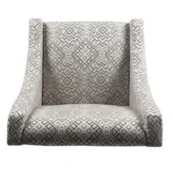 Modern Swoop Accent Armchair - HomePop -HOMCOM Sales Store GUEST 9c901a5c 416c 4d26 8dd9 10bb77f9e4a6