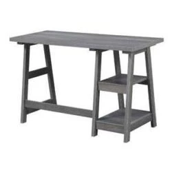 Designs2Go Trestle Desk With Shelves - Breighton Home -HOMCOM Sales Store GUEST 9cad49bd 83b7 4f83 bd99 ae6bd6f52dd4