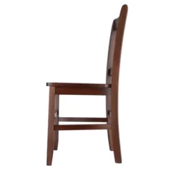 Set Of 2 Madison Slat Back Chairs Walnut - Winsome -HOMCOM Sales Store GUEST 9d0b140f 97fa 4269 bede 0af8a81090c3