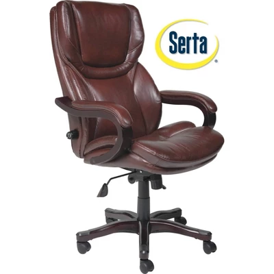 Big & Tall Executive Chair Redwood Leather - Serta 18 Big & Tall Executive Chair Redwood Leather - Serta - Image 16