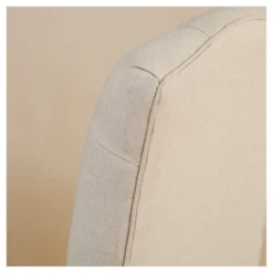 Set Of 2 Berlin Tufted Fabric Dining Chair Natural - Christopher Knight Home