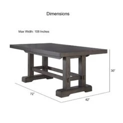 Napa Dining Table Dusky Cedar - Steve Silver Co. -HOMCOM Sales Store GUEST 9ec51d78 ffd4 4ebe 9b83 6d02bd456d15