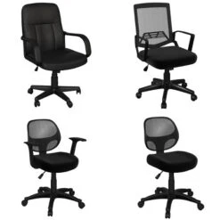 Office Chair - Adjustable Height Computer Chair With Wheels, Square Tilting Mesh Back, Foam Seat, Arms, Swivels In 360-Degrees By Lavish Home (Black) 11 Office Chair - Adjustable Height Computer Chair With Wheels, Square Tilting Mesh Back, Foam Seat, Arms, Swivels In 360-Degrees By Lavish Home (Black) -HOMCOM Sales Store GUEST a0ba44aa e9af 4bb5 9669 be9aa86999d2