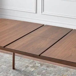 Wave Rectangular Butterfly Dining Table Walnut - Buylateral -HOMCOM Sales Store GUEST a0ceb0e4 e674 4aca 951b 5edd005ae652