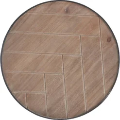 Farmhouse Side Table Metal Brown/Black- ClickDecor -HOMCOM Sales Store GUEST a0d39cd7 e7fd 4405 89bd f4c0d0f29fc3